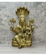 Vintage Brass Large Lord Narasimha Goddess Lakshmi Handmade Statue - 25 ... - $1,629.95 CAD