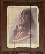 Original Raisinrak Vintage A. Hooker Fay 1976 Mother &amp; Son Art Print on ... - €33,95 EUR