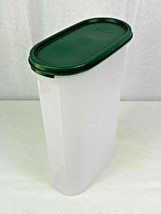 Tupperware #1615 Modular Mate Size 5 12 1/4 Cup &amp; #1616 Green Lid - Excellent - £7.90 GBP