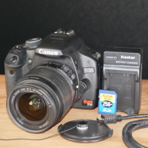 Canon EOS Rebel T1i 15.1MP DSLR Camera Kit W 18-55mm Lens + SD Card/Charger - $148.49