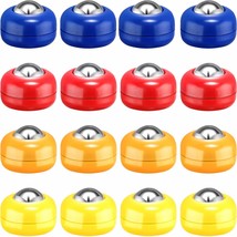 16 Pieces Mini Shuffleboard Replacement Pucks Tabletop Equipment Rollers Set Shu - £20.53 GBP