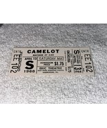 CAMELOT VINTAGE 1968 UNUSED THEATER TICKET ERIC THEATRE HARRISBURG PENNS... - $9.99