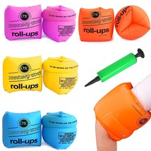 9 Pack Arm Float Rings Inflatable Sleeves,Pvc Arm Floaties Inflatable Sw... - $21.99