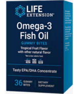 Life Extension Omega-3 Fish Oil 36 Gummies - $17.82