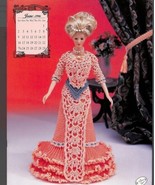 Annie&#39;s Attic Crochet Leaflet  June 1996  Dinner Gown 11½&quot; Fashion Doll - $6.00