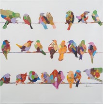 Yosemite Home Decor ARTACC0148 Birds on a Wire II Acrylic Painting, 36-Inch - £63.14 GBP