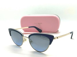 KATE SPADE JAHNAM/S PJP9U BLUE/GOLD  52-18-140MM SMALL Sunglasses /CASE - $58.17