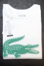 Lacoste Sport TH6227 Mens Ultra Dry Reg Fit Cotton T-Shirt BIG &amp; TALL 2X... - £37.80 GBP
