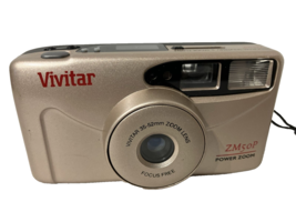 Vivitar ZM50P Motorized Power Zoom 35mm Point &amp; Shoot Film Camera FILM T... - $59.39
