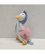 Kids Preferred 2009 Plush Rattle Baby Toy Jemima Puddle Duck Peter Rabbit - $543.90 MXN