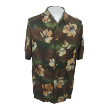 Ron Chereskin Men Hawaiian camp shirt p2p 23 M aloha luau tropical floral VTG - £19.75 GBP