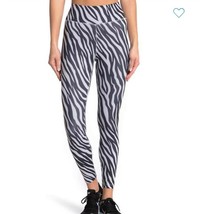 Nike Womens Icon Clash 7/8 Leggings Pockets X-Large XL Black White Zebra NEW NWT - £23.02 GBP