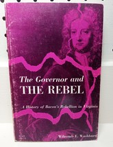 The Governor and the Rebel Bacon&#39;s Rebellion in Virginia 1957 Paperback Book - £7.74 GBP