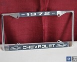 1972 Chevy Chevrolet GM Licensed Front Rear Chrome License Plate Holder ... - $1,979.99