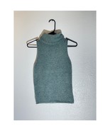 Express Green Bouclé Knit Mock Neck Top &amp; Skirt Set Size S/M - €23,96 EUR