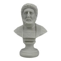 Philip II Macedonia King Bust 382-336 B.C Cast Alabaster Statue Sculpture Small - £25.23 GBP