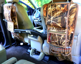 Hunting Rifle Shotgun Car Truck Backseat Gun Organizer Rack Bottomlands ... - $27.99