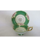 Vintage Shafford Japanese Bone China Cup & Saucer - Leaves & Berries Pattern - $15.99