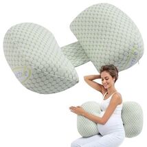 Pregnancy Wedge Pillow W-Shaped Pregnant Maternity Pillow Soft and Breat... - $36.58