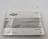 2011 Chevrolet Cruze Owners Manual Handbook OEM K04B16004 - $31.49