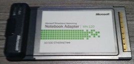 Microsoft Broadband Networking 10/100 Ethernet Notebook Adapter P/N MN-120 - £1.91 GBP