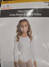 Way To Celebrate Halloween Long Sleeve Leotard Color White Size L (10-12) - $27.79 CAD