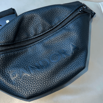 Pandora Belt Bag Limited Edition Fanny Pack Faux Leather Black Big Logo ... - £12.50 GBP