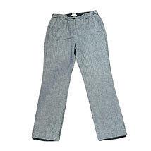 L.L. Bean Womens Pants Size 12 M/T Classic Fit Black White Herringbone 3... - $23.75