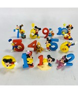 Lot of 12 Vintage Disney Mickey Mouse Numbers PVC Figurine Figures Cake ... - $1,332.57 MXN