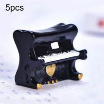 5pcs Micro Landscape Simulation Musical Instrument Resin Ornament Miniature Desk - £0.78 GBP