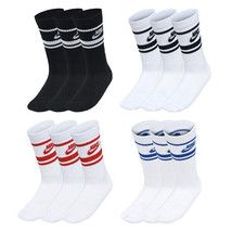 Nike Everyday Essential Crew Socks Unisex Running Sport Casual 3pcs NWT DX5089 - £28.70 GBP