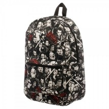 Suicide Squad Backpack Harley Quinn Joker Bioworld Schoolbag Black Full Size - £31.90 GBP