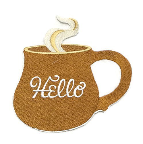 Lets go Outback for BBQ Apron Design [Hello Mug] Embroidered Iron On/Sew Patch [