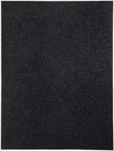 Glitter Foam Sheet 9&quot;X12&quot; 2mm-Black - $315.72 MXN