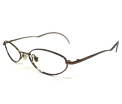 Calvin Klein Petite Eyeglasses Frames 411 551 Shiny Brown Oval Round 48-16-135 - £42.00 GBP