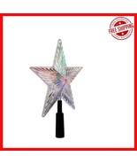Kurt Adler 8.5-Inch LED Color-Changing Star Treetop for Festive Christma... - $23.75