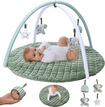 Baby Play Gym Mat - Plush tummy time baby gym, for babies 0-6 months - £47.05 GBP
