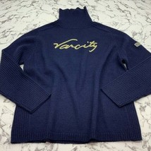 Men&#39;s Varcity Navy Signature Turtleneck Sweater - $125.00
