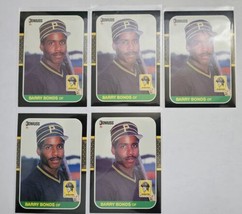 Lot of 5 1987 Donruss Barry Bonds #361 RC Rookie Cards - £14.60 GBP