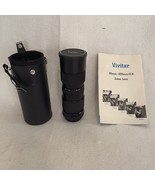 Vintage Vivitar 85mm-205mm F 1:3.8 Tele Zoom Lens With Case and Manual - £14.65 GBP