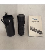 Vintage Vivitar 85mm-205mm F 1:3.8 Tele Zoom Lens With Case and Manual - $352.41 MXN