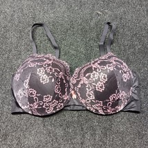 Maidenform Bra Women 38D Love The Lift Push Up Underwired With Lace Purp... - £10.94 GBP