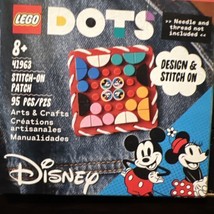 LEGO 41963 Mickey Mouse &amp; Minnie Mouse Stitch-on Patch Dots New - £15.97 GBP