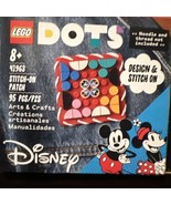 LEGO 41963 Mickey Mouse &amp; Minnie Mouse Stitch-on Patch Dots New - £15.72 GBP