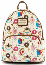 New Loungefly X Disney Chip And Dale Desserts Aop Mini Backpack - £103.66 GBP