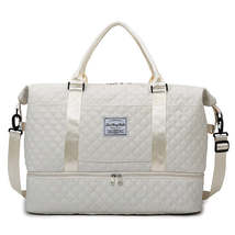 Anymom Mommy Diaper Bag Beige Handbag for Mom Waterproof Tote Yoga Gym Wet Bag L - $78.00