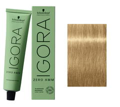 Schwarzkopf IGORA ZERO AMM Hair Color, 9-00 Extra Light Blonde Natural E... - $19.16