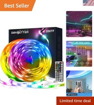Versatile 200ft Color Changing LED Strip Lights with Remote Control - In... - $1,008.82 MXN