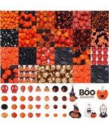 Halloween Beads Set Bulk Lot Wholesale Enamel Charms Mixed Jewelry Suppl... - $44.55