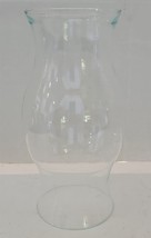 Vintage 8 3/4&quot; Clear Glass Hurricane Chimney Shade Candle Lantern Lamp #19 - $18.81